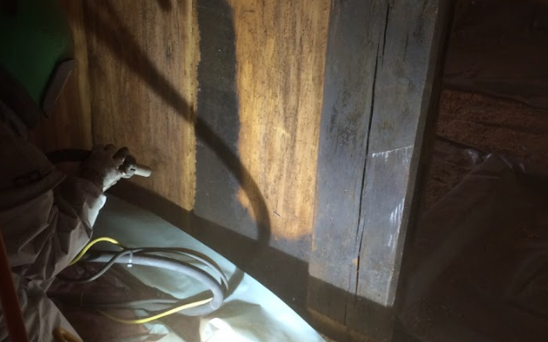 behandlung holz sandstrahlverfahren